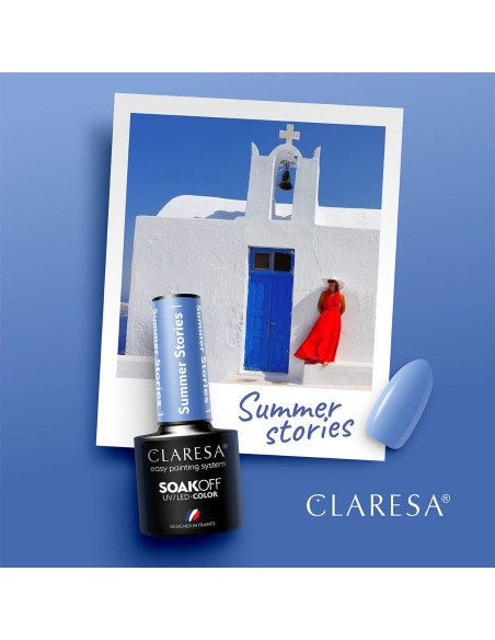 CLARESA lakier hybrydowy SUMMER STORIES 1 -5g 