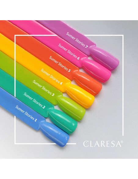 CLARESA lakier hybrydowy SUMMER STORIES 1 -5g 