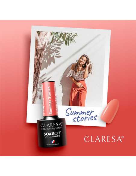 CLARESA lakier hybrydowy SUMMER STORIES 5 -5g 