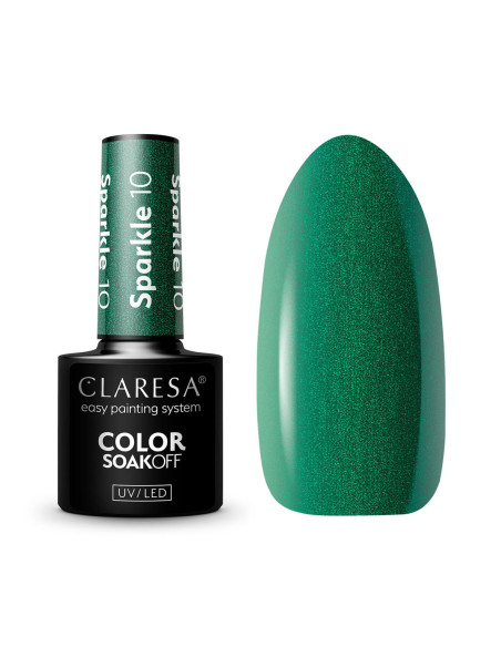 CLARESA Lakier hybrydowy SPARKLE 10 -5g 