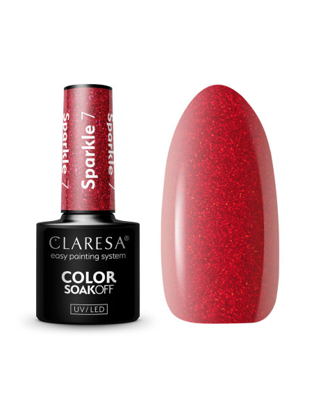 CLARESA Smalto ibrido SPARKLE 7 -5g