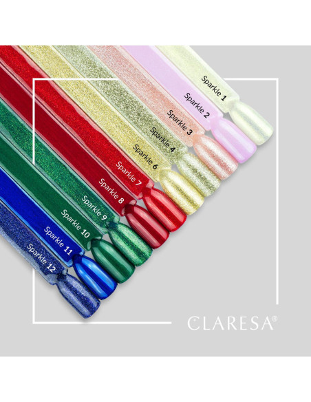 CLARESA Lakier hybrydowy SPARKLE 8 -5g 