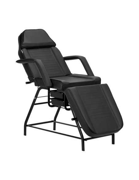 Fauteuil cosmétique 557A avec cuvettes noir 