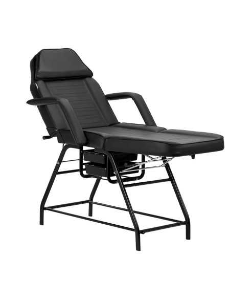 Fauteuil cosmétique 557A avec cuvettes noir 