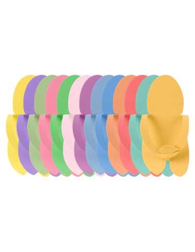 Tongs jetables en mousse 10 paires couleurs assorties 