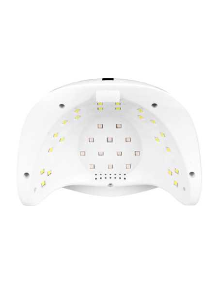 Lampa UV Dual Led Glow S1 168W srebrna 