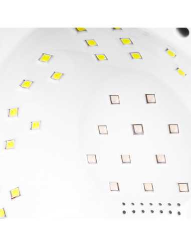 Lampa UV Dual Led Glow S1 168W złota 