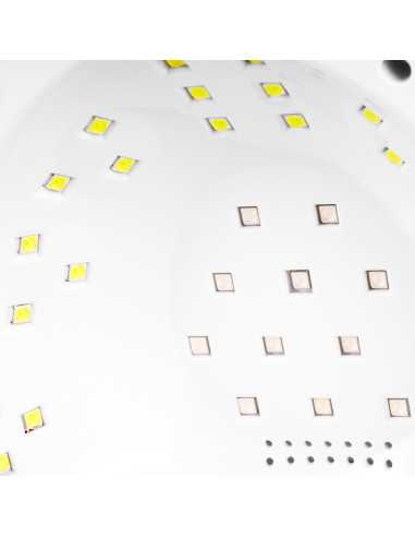 Lampa UV Dual Led Glow S1 168W różowe złoto 