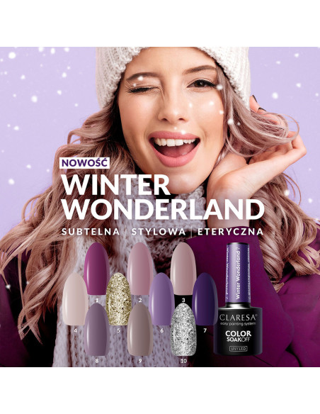 CLARESA Winter Wonderland Hybrid Lack 6 - 5g 