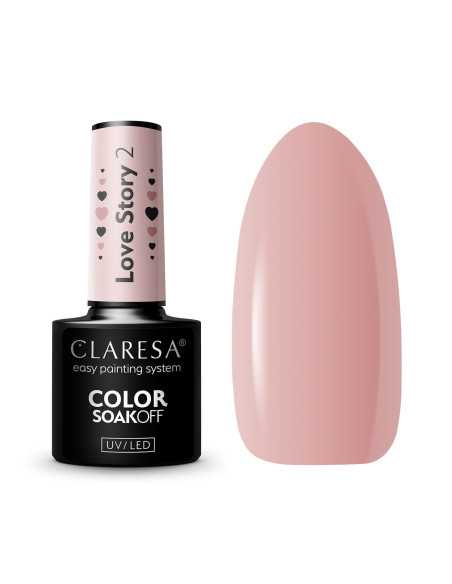 CLARESA Vernis à Ongles Hybride LOVE STORY 2 - 5g 