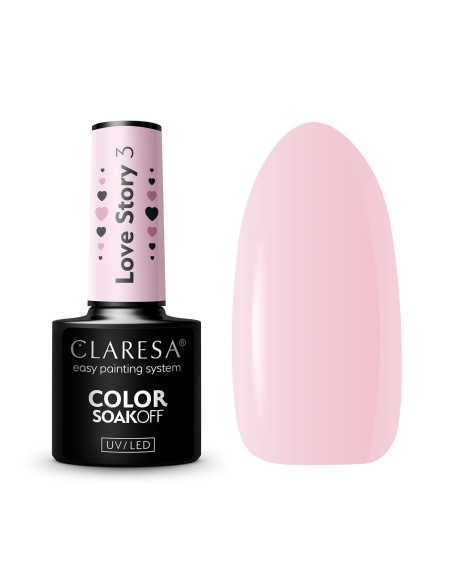 CLARESA Esmalte de Uñas Híbrido LOVE STORY 3 - 5g
