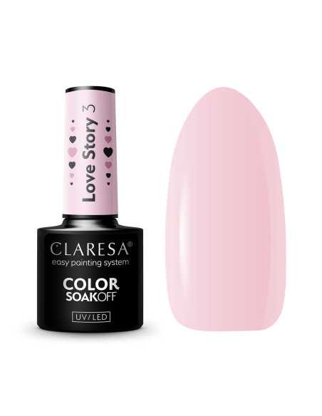 CLARESA Vernis à Ongles Hybride LOVE STORY 3 - 5g 