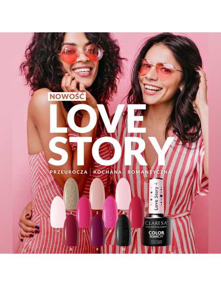 CLARESA Lakier Hybrydowy LOVE STORY 3 - 5g 
