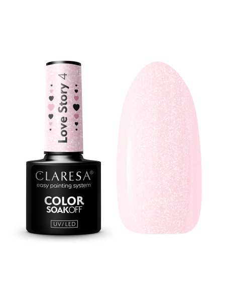 CLARESA Lakier Hybrydowy LOVE STORY 4 - 5g 