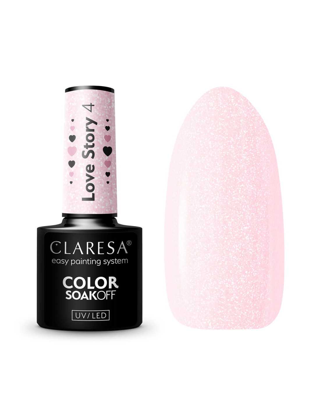 CLARESA Hybrid Nail Polish LOVE STORY 4 - 5g 