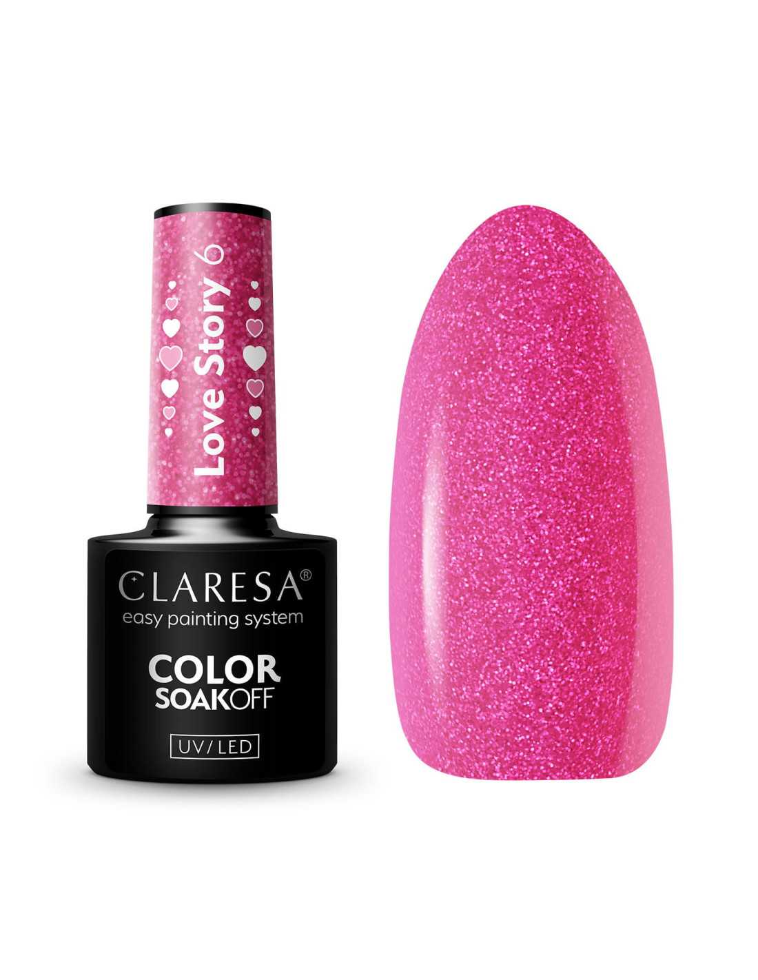 CLARESA Hybrid Nail Polish LOVE STORY 6 - 5g 