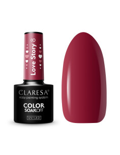 CLARESA Vernis à Ongles Hybride LOVE STORY 8 - 5g 