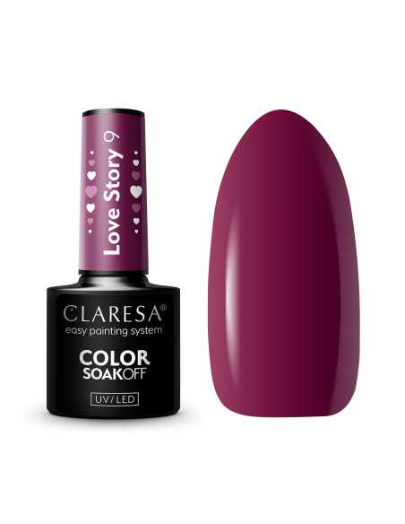 CLARESA Esmalte de Uñas Híbrido LOVE STORY 9 - 5g