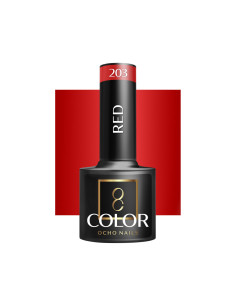 OCHO NAILS Hybrid Nagellack rot 203 -5 g 
