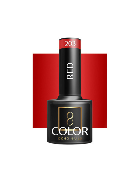 OCHO NAILS Vernis à ongles hybride rouge 203 -5 g 