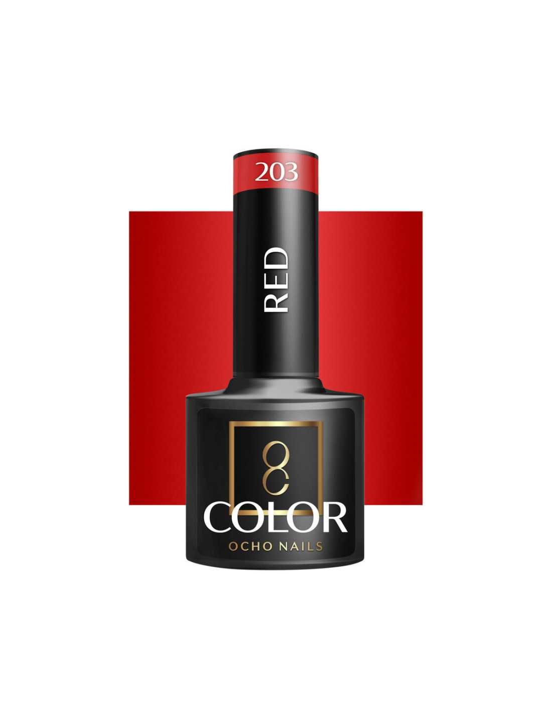 OCHO NAILS Red Hybrid Nail Polish 203 -5g 
