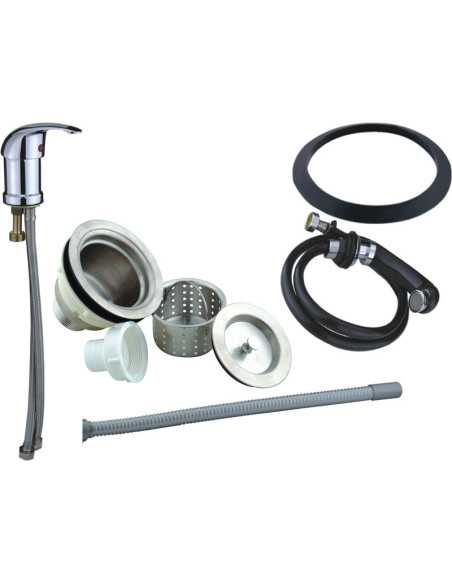 Assembly kit for shampoo basin 