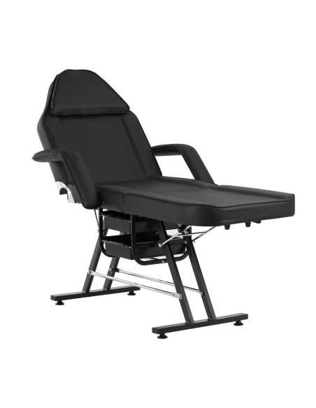 Fotel kosmetyczny Sillon z kuwetami czarny 