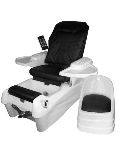 Fauteuil pédicure spa pedispa massant noir