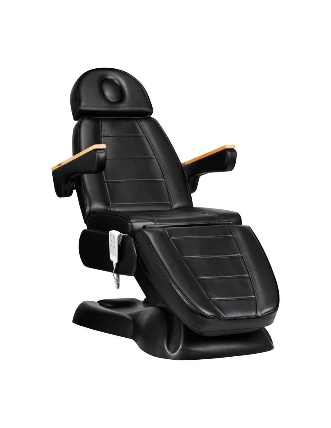 Poltrona cosmetica elettrica SILLON Lux 273b 3 motori nera 
