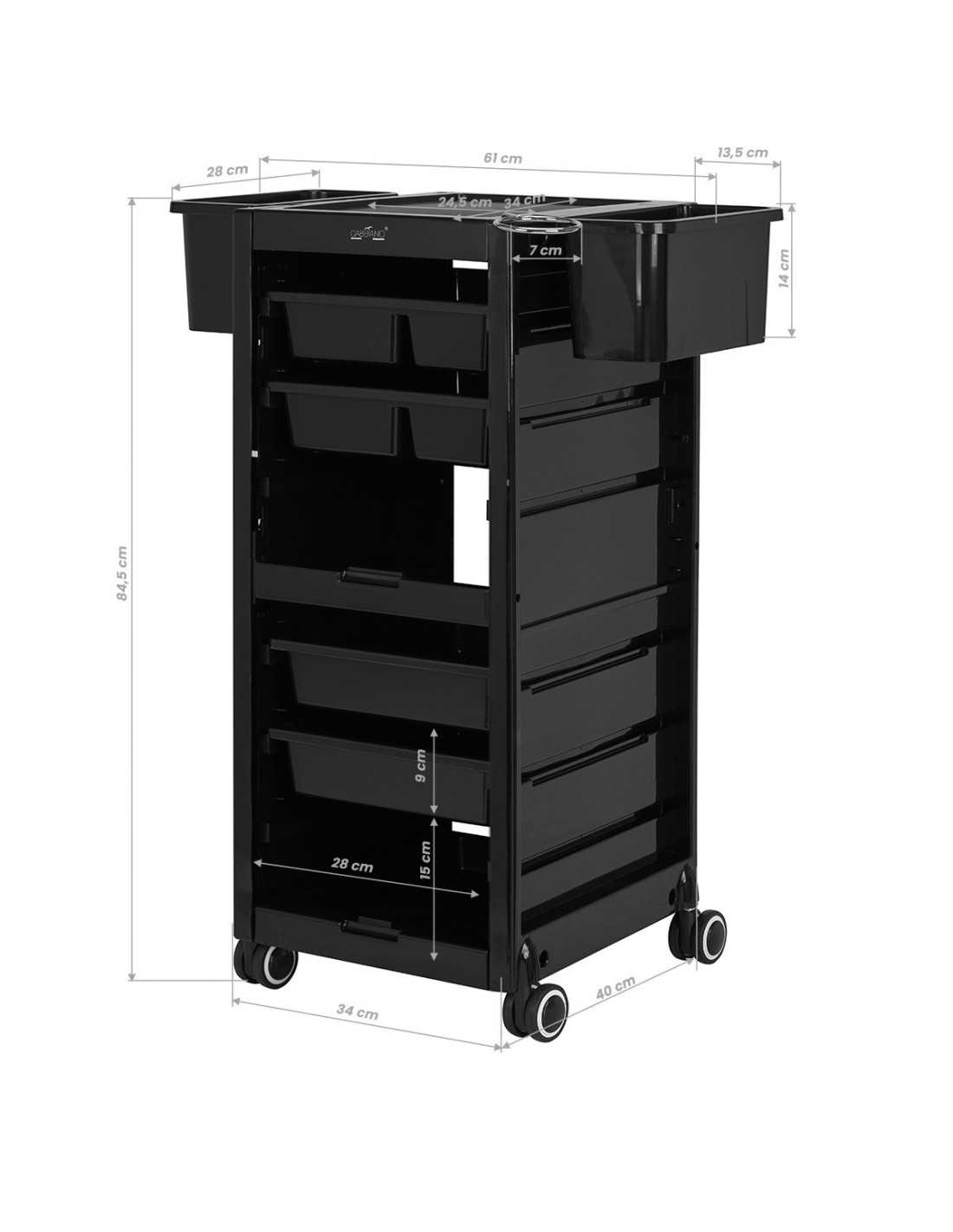 Gabbiano hairdresser's assistant 68A black