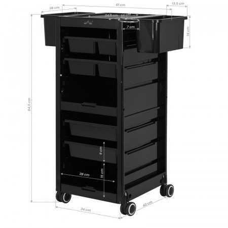 Gabbiano kappershulp 68B zwart 