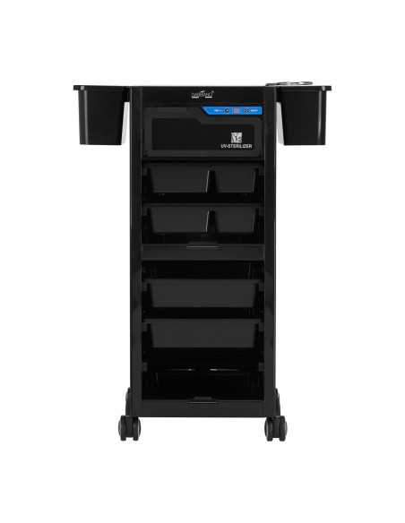 Gabbiano hairdresser's helper with UV sterilizer 68UV black 
