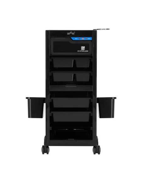 Gabbiano hairdresser's helper with UV sterilizer 68UV black 