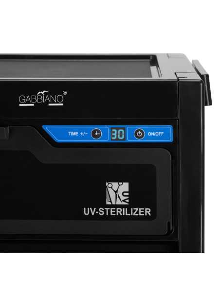 Gabbiano hairdresser's helper with UV sterilizer 68UV black 