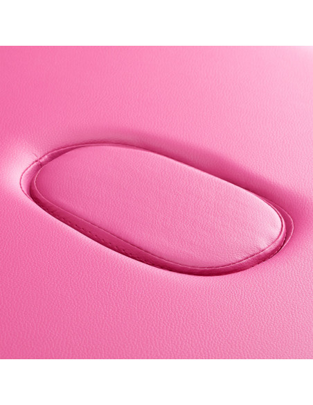 Lettino da massaggio pieghevole in legno Comfort Activ Fizjo 2 segmenti rosa