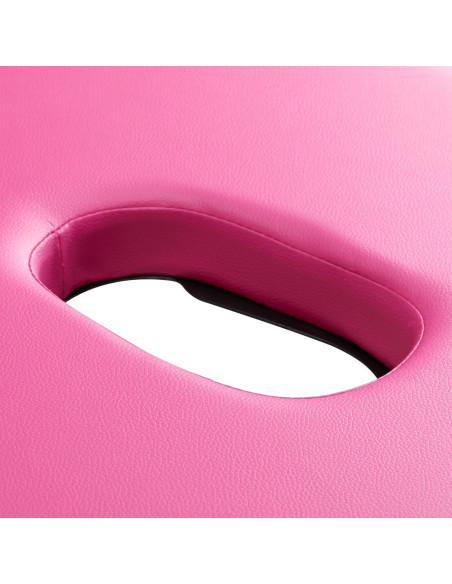 Lettino da massaggio pieghevole in legno Comfort Activ Fizjo 2 segmenti rosa