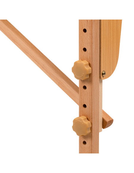 Lettino da massaggio pieghevole in legno Comfort Activ Fizjo 2 segmenti rosa
