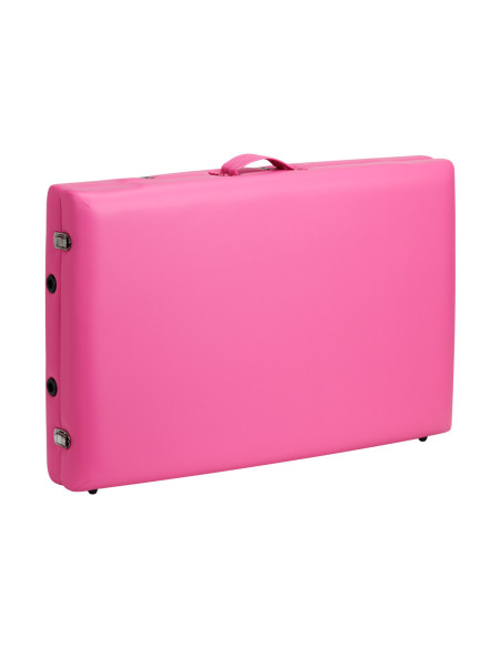Lettino da massaggio pieghevole in legno Comfort Activ Fizjo 2 segmenti rosa