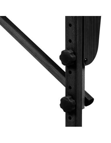 Table de massage pliante Comfort Activ Fizjo, 2 segments, rose, bois noir 