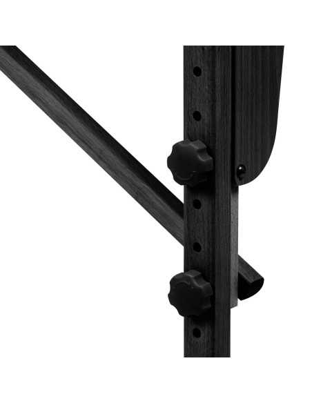 Table de massage pliante Comfort Activ Fizjo, 2 segments, rose, bois noir 
