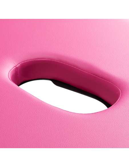 Table de massage pliante confort aluminium Activ Fizjo 2 segments rose 
