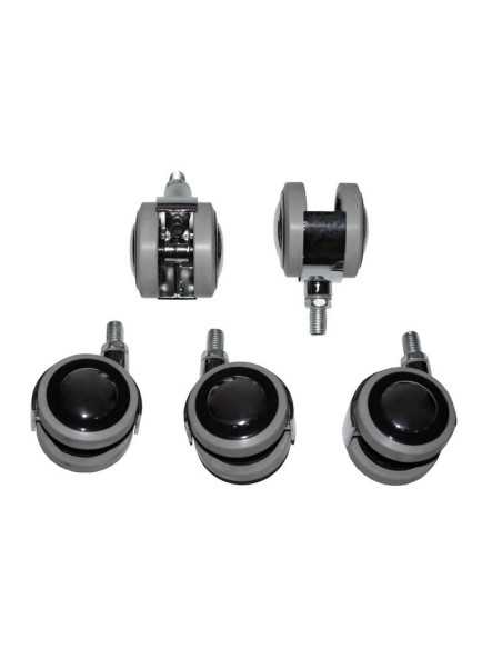 Pack of 5 castors for stool 