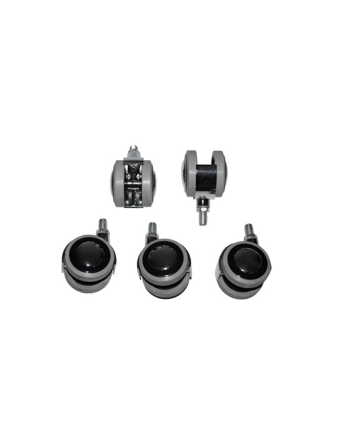 Pack of 5 stool casters