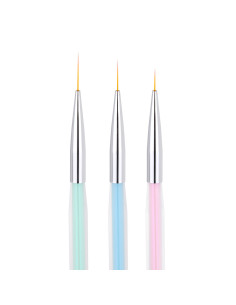 Un ensemble de pinceaux pour décorer 3 pièces de couleur claire  2
