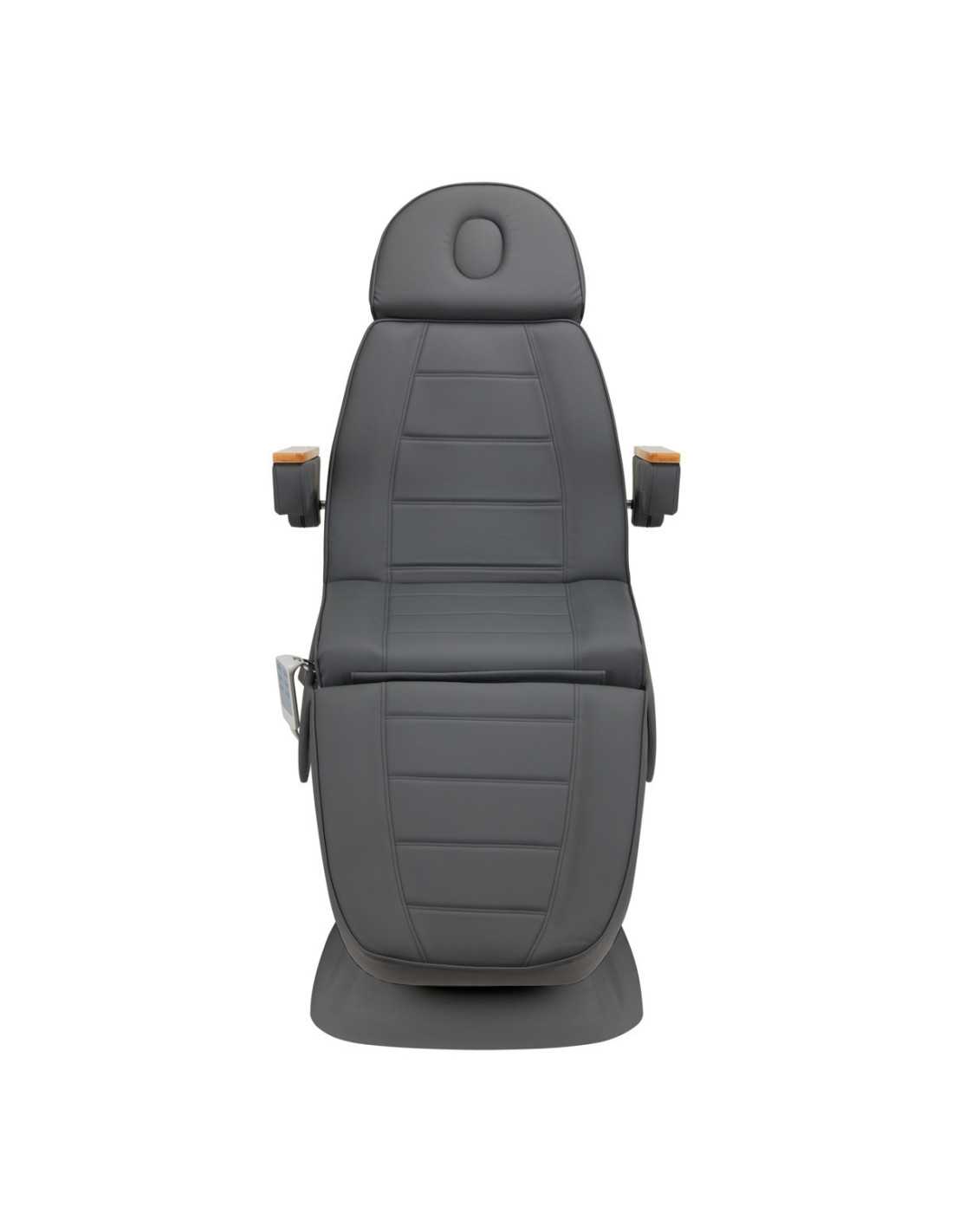 SILLON Lux electric cosmetic chair with 3 grey motors and grey base 