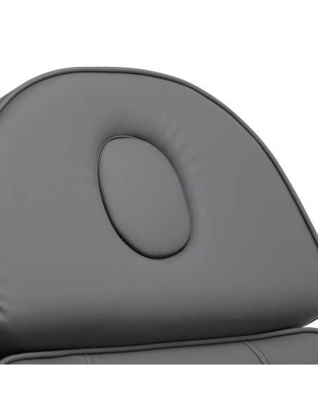 Krzesło kosmetyczne elektryczne SILLON Lux 3 szare silniki, szara podstawa 