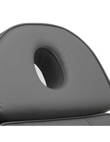 Fauteuil cosmétique électrique SILLON Lux 3 moteurs gris, piètement gris 