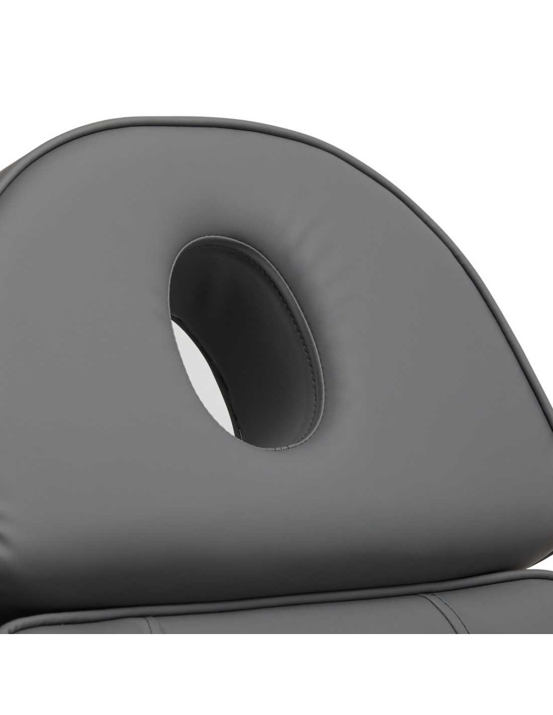 SILLON Lux electric cosmetic chair with 3 grey motors and grey base 