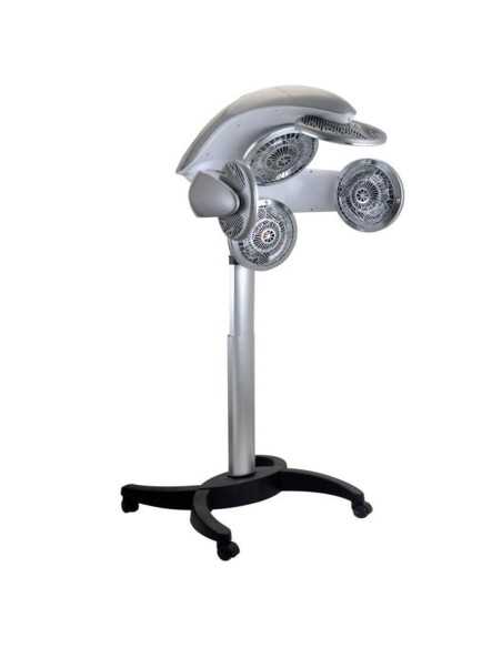 Climazon casque infra quartz sur pied gris 