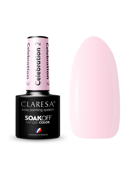 CLARESA CELEBRATION lakier hybrydowy 2 -5g 